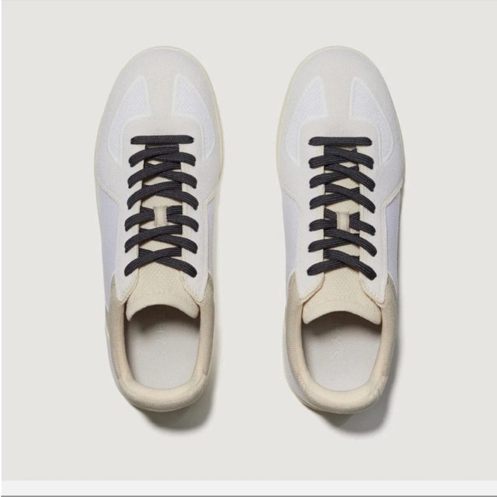 Rothy’s RS01 Sneaker Arctic Stone Men’s 13 NWOB Sustainable Knit Lace Up White